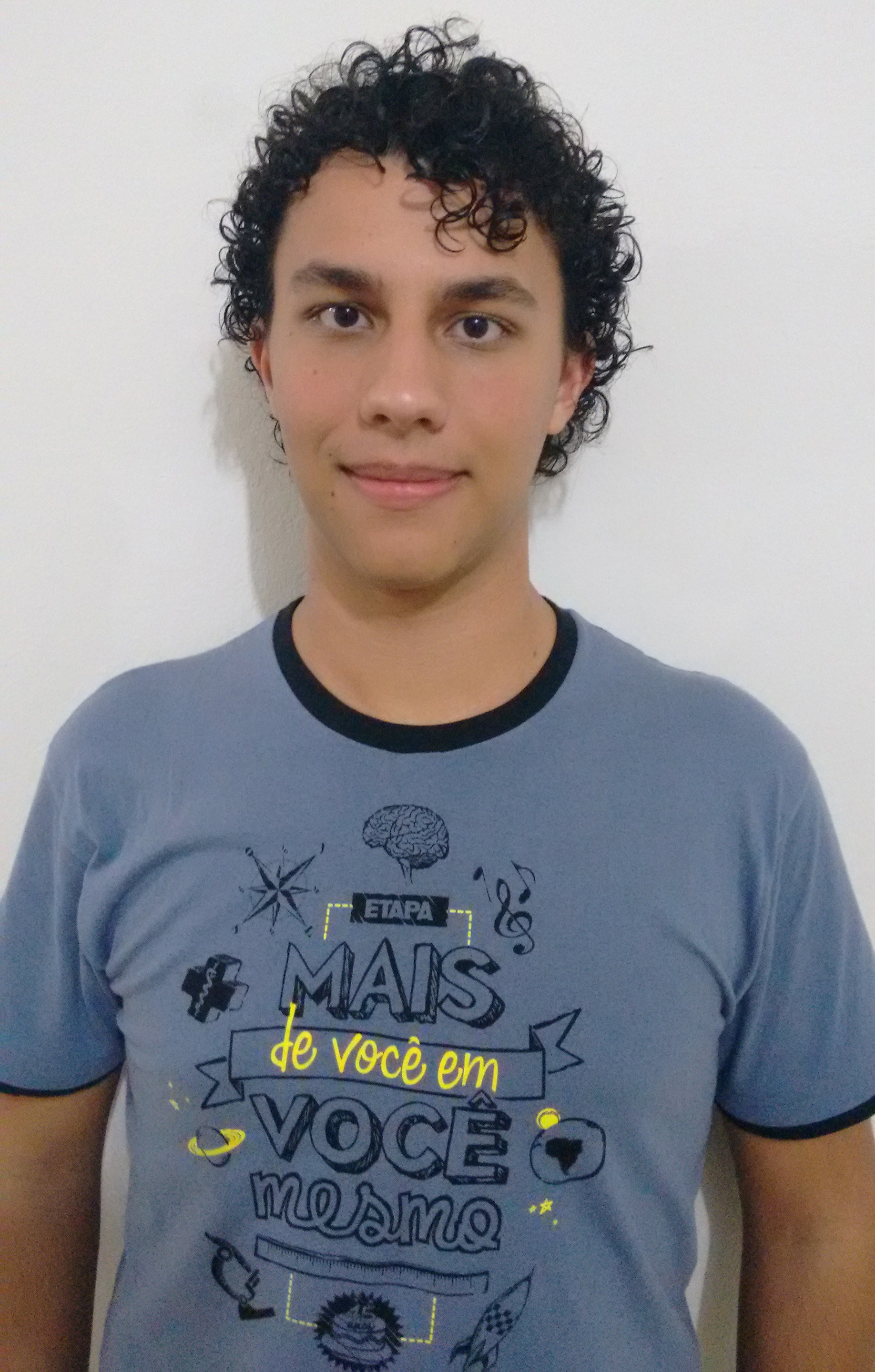 Henrique Barbosa de Oliveira - tem 18 anos, é de Valinhos (SP) e cursa o 2º ano do ensino médio no colégio Etapa (Foto: divulgação)