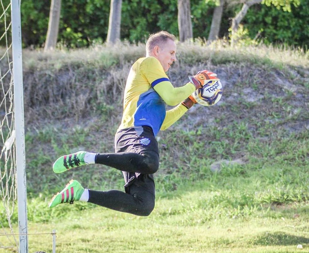 João Carlos sofreu apenas três gols em nove jogos — Foto: Morgana Oliveira, ASCOM CSA