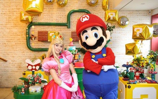 Get Wallpaper Decoracao de festa do super mario Desktop Wallpaper Free