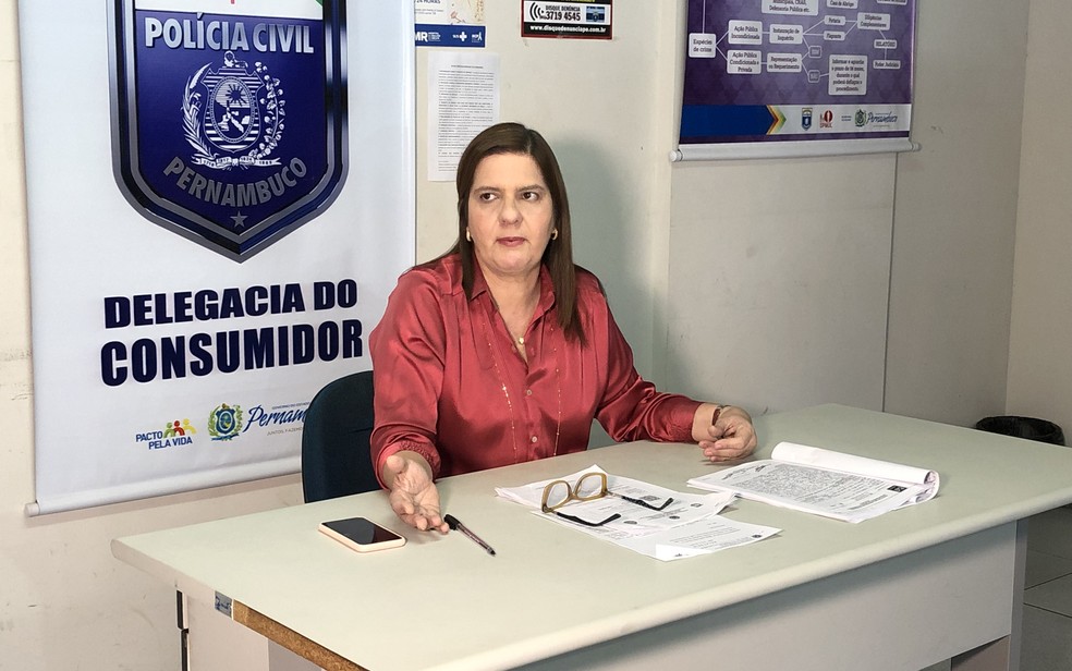 Beatriz Gibson é titular da Delegacia do Consumidor, localizada no Centro do Recife — Foto: Pedro Alves/G1