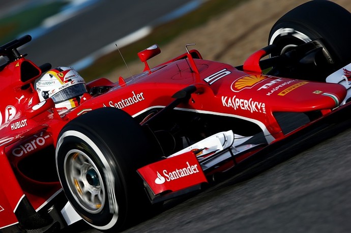 Sebastian Vettel testes Jerez de la Frontera Ferrari (Foto: Getty Images) Sebastian Vettel testes Jerez de la Frontera Ferrari (Foto: Getty Images)