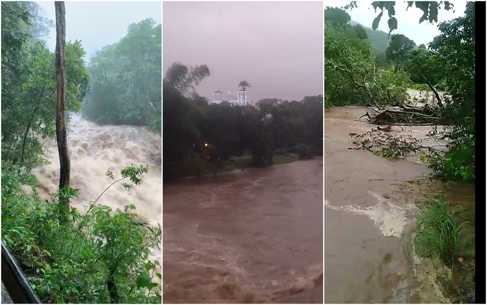 Temporal causa cabeça d'água em cachoeira e arrasta ponte de distrito que foi cenário do filme '2 Filhos de Francisco', em Pirenópolis