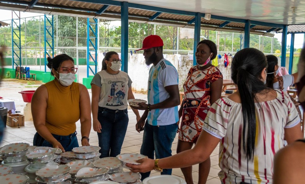 Assis Brasil ainda teme quase 300 imigrantes na cidade — Foto: Raylanderson Frota/Arquivo pessoal 