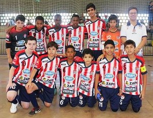 Equipe sub-13 do projeto Uberlândia Futsal (Foto: Divulgação/Uberlândia Futsal)