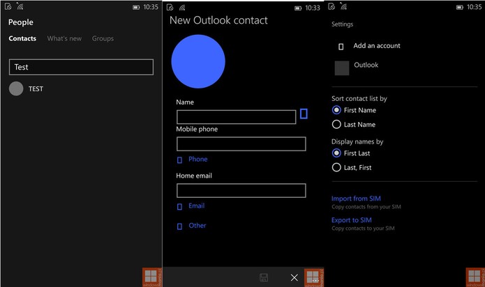 Interface do Windows 10 em screenshot de smartphone (Foto: Reprodu??o/Windows Central)