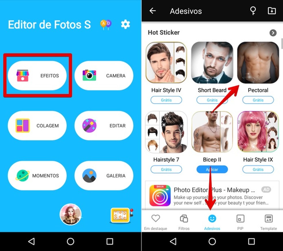 Sem Photoshop Aplicativo De Celular Te Deixa Com Barriga Tanquinho Editores Techtudo