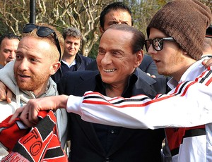 Silvio Berlusconi visita no Milan Itália (Foto: EFE)