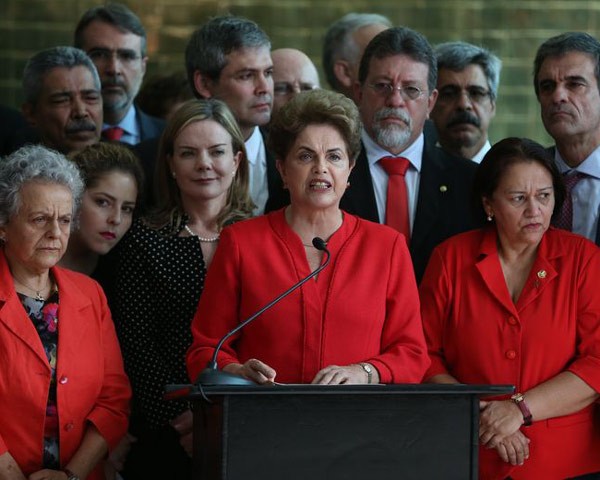 Dilma Rousseff em pronunciamento após o impeachment (Foto: Agência Brasil)