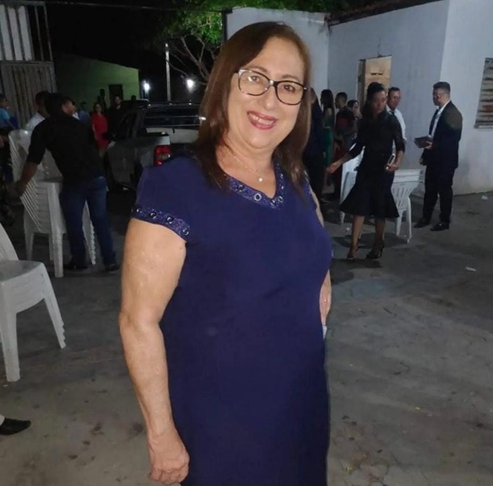 Pastora Ana Maria de Sousa Brito morreu em acidente em Alagoinha do Piauí — Foto: Reprodução/WhatsApp