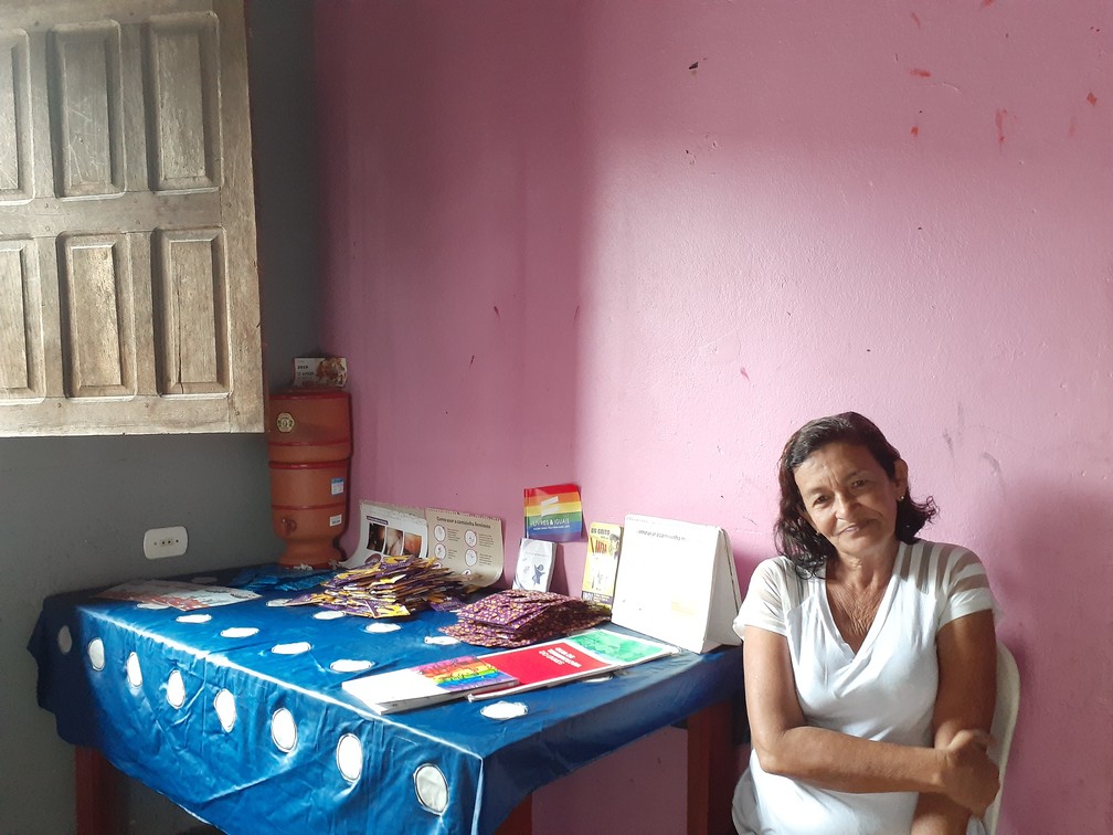 Nilsa Hernandez fundadora da Valientes por la Vida em Roraima â Foto: FabrÃ­cio AraÃºjo/G1 RR