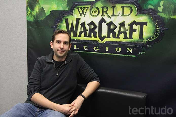 Segundo Matt Goss, um dos designers de World of Warcraft Legion (Foto: Felipe Vinha/TechTudo)