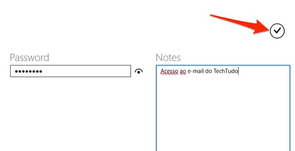 Ação para salvar novos dados de acesso de um site no software LastPass para Windows — Foto: Reprodução/Marvin Costa