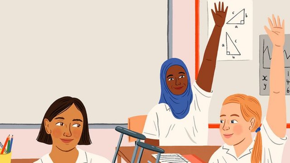 As meninas seguem em desvantagem no nível primário: em todo o mundo, há 5,5 milhões a mais de meninas do que de meninos desta idade fora da escola, segundo a Unicef — Foto: Amelia Flower @ameliaflower