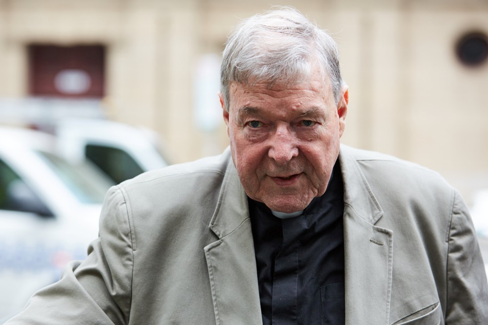 Cardeal George Pell, condenado por abusos sexuais contra menores — Foto: AAP Image/Erik Anderson/via Reuters