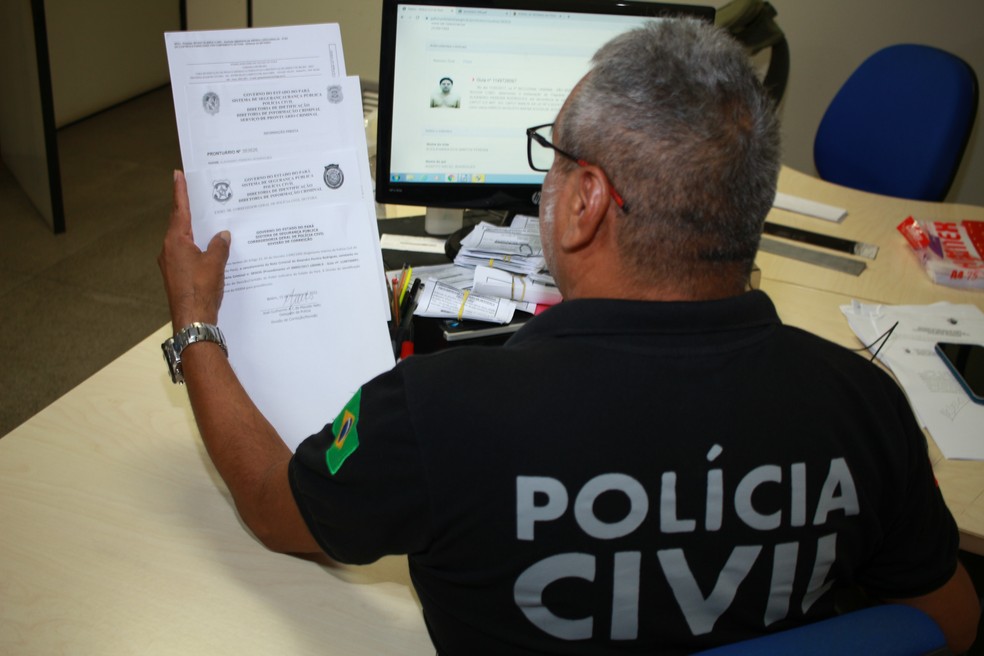 Site da Polícia Civil do Pará volta a emitir certidão de antecedentes criminais. — Foto: Reprodução / PC-PA