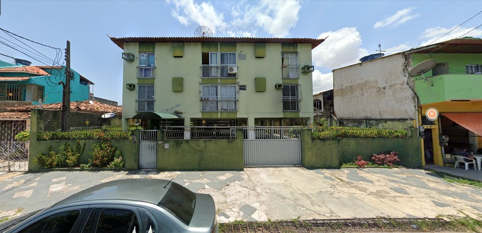 Duplo feminicídio acontece dentro de residencial no bairro do Guamá, em Belém. — Foto: Reprodução/Google Maps