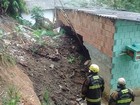 Deslizamento de terra destrói casa na Zona Centro-oeste de Manaus