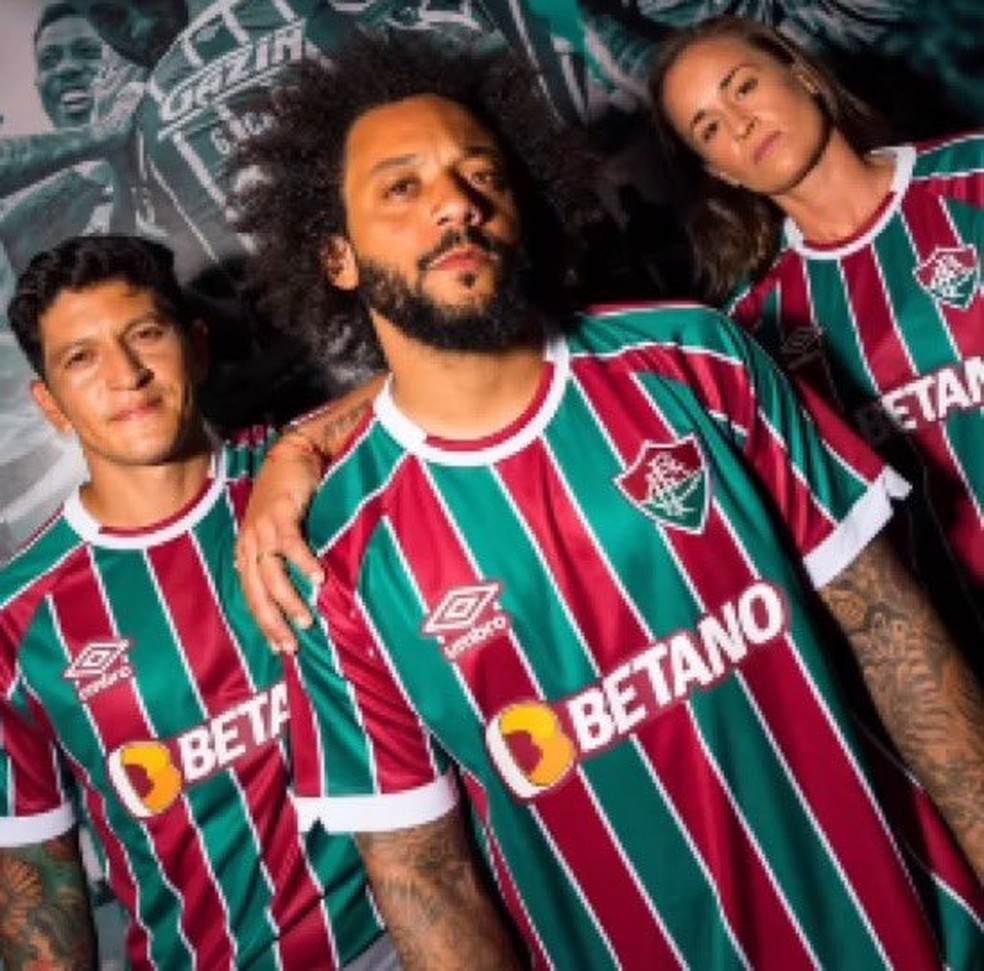 Nova camisa do Fluminense vaza nas redes sociais — Foto: Divulgação