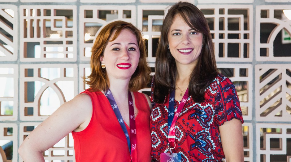 Carine Roos e Amanda Gomes, fundadora do ELAS (Foto: Divulgação)