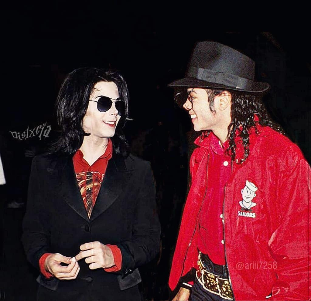 Leo Blanco se compara ao ídolo Michael Jackson em montagem (Foto: Reprodução/Instagram)