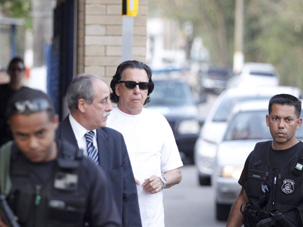 Ex-banqueiro Salvatore Cacciola deixa prisão no Rio — Foto: Fabio Rossi / Agência O Globo 