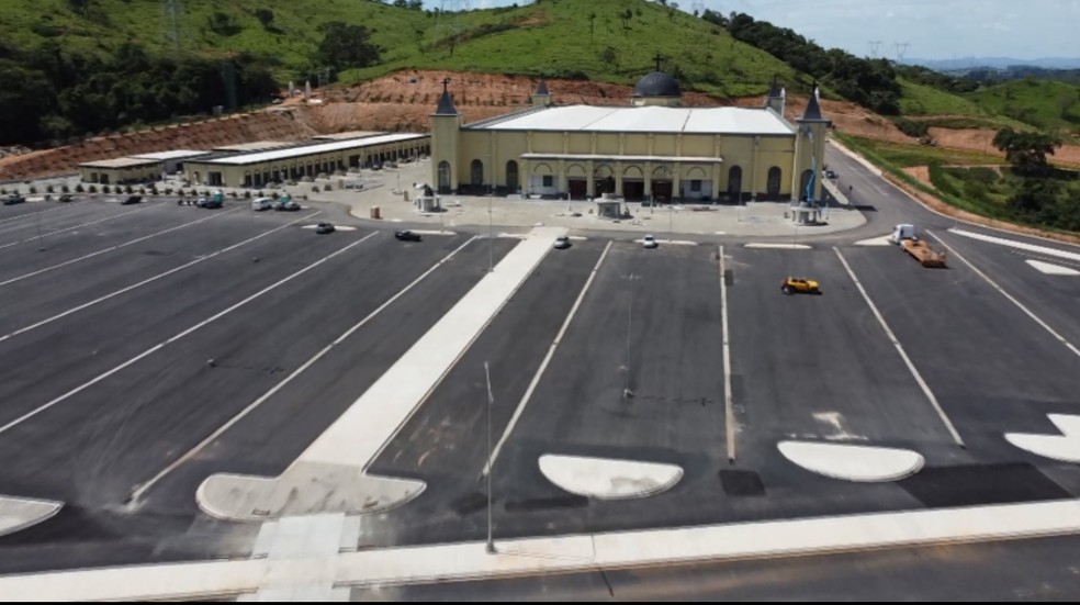 Entenda como Cássia está se preparando para a inauguração do Novo Santuário de Santa Rita — Foto: Reprodução/EPTV 