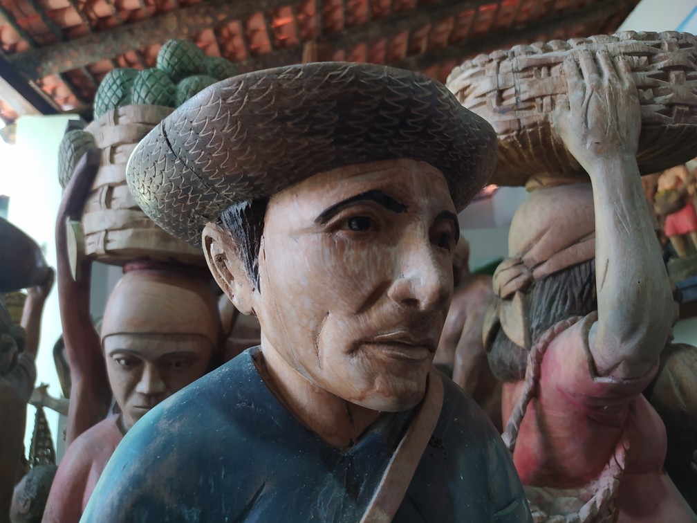 Aniversário de Parnaíba: o museu de escultura escondido criado por um apaixonado pela cidade natal — Foto: Andrê Nascimento/ G1 PI