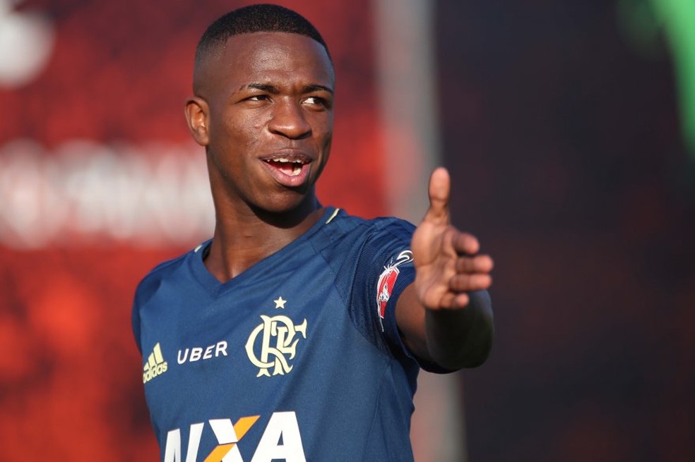 Vinicius  Junior: venda de promessa para o Real Madrid aumenta arrecadação  (Foto: Gilvan de Souza/Flamengo)