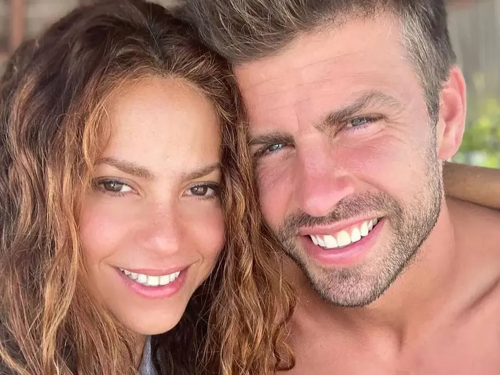 Shakira e Gerard Piqué — Foto: Instagram