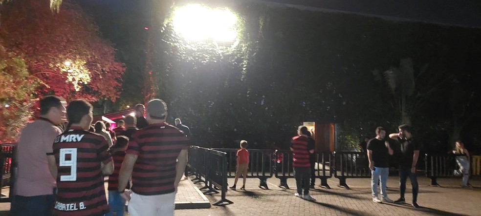 Festa do tri da Libertadores do Flamengo &mdash; Foto: Fred Gomes