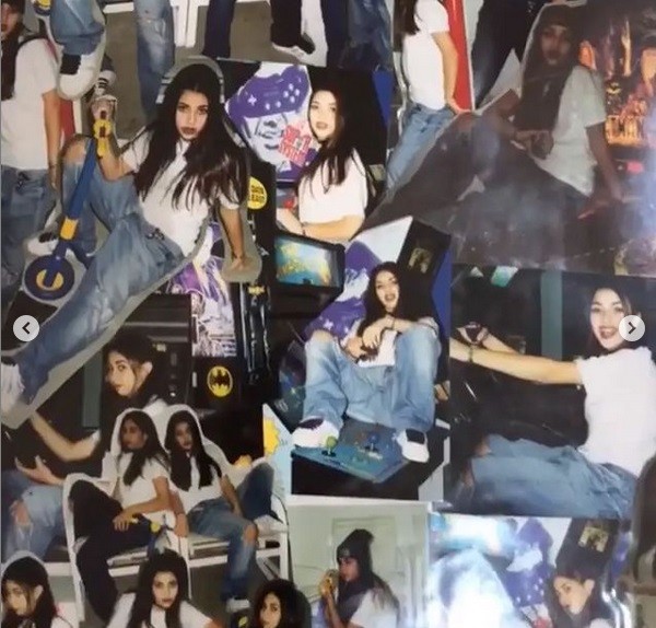 A socialite Kim Kardashian em fotos de sua adolescência (Foto: Instagram)