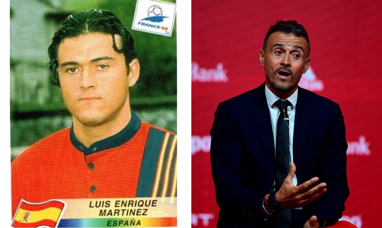 Luis Enrique, da Espanha, jogou a Copa de 1998 — Foto: AFP PHOTO / PIERRE-PHILIPPE MARCOU7 / 8