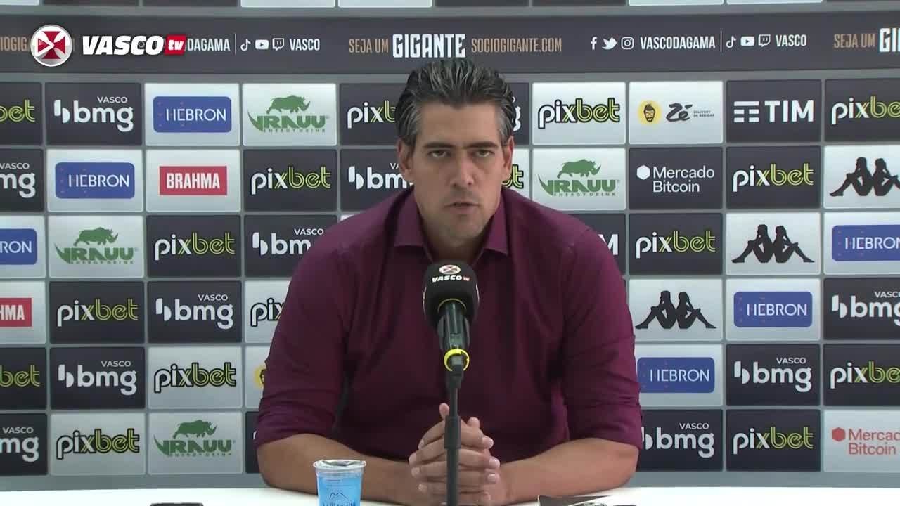 Confira o comunicado de Paulo Bracks, diretor-esportivo do Vasco