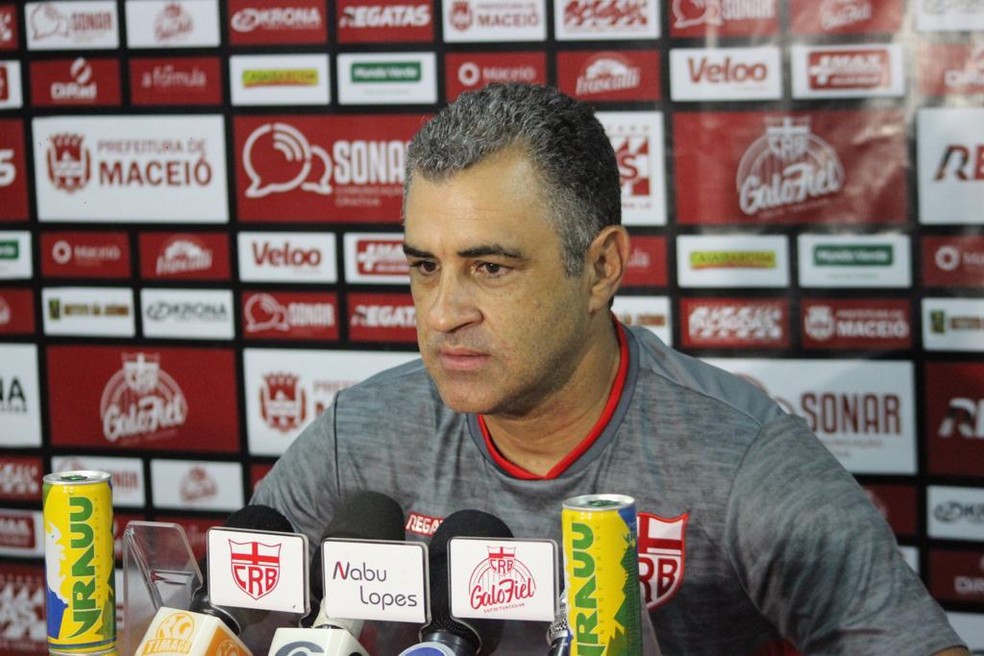 Marcelo Chamusca, técnico do CRB — Foto: Gustavo Henrique/Ascom CRB
