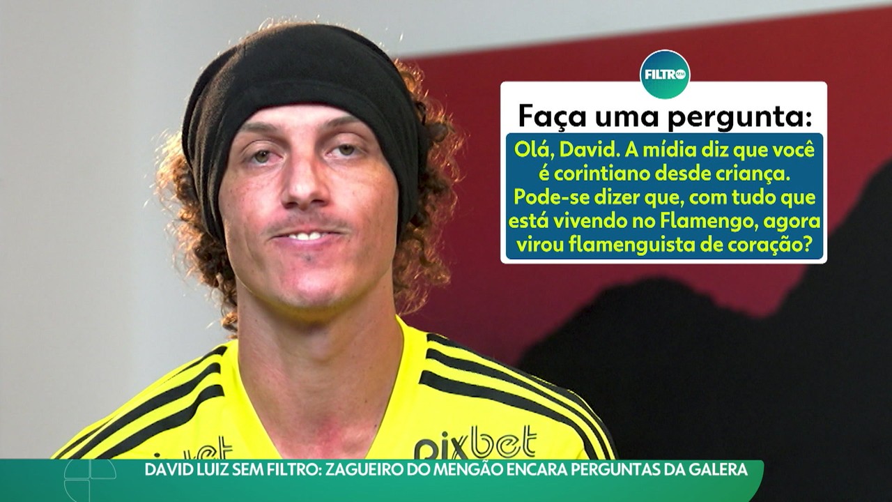 David Luiz sem filtro: zagueiro do Meng&atilde;o encara perguntas da galera