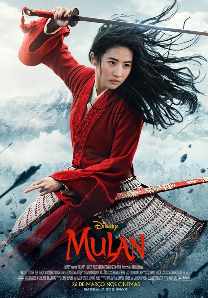 Novo pôster de Mulan divulgado pela Disney (Foto: Divulgação)