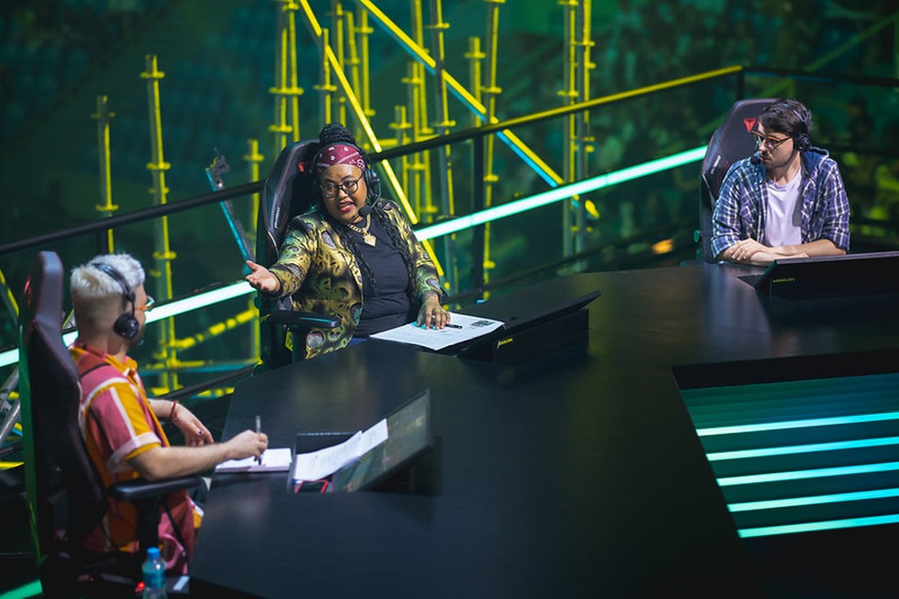 Maah Lopez na apresentação do VCT LOCK IN — Foto: Divulgação/Riot