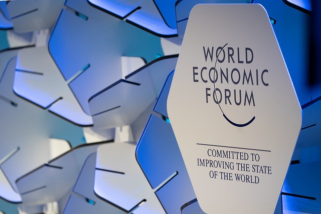 Fórum Econômico Mundial promoveu na tarde de hoje (23/01) um debate sobre a tomada de ações em relação aos oceanos (Foto: World Economic Forum / Greg Beadle)