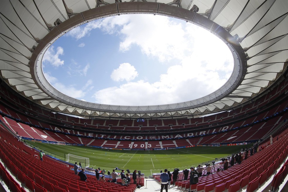 Metropolitano, estádio do Atlético de Madrid — Foto: EFE