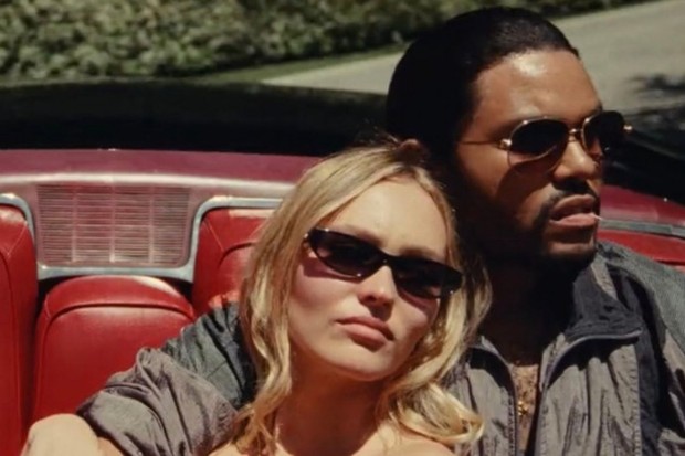 The Weeknd e Lily-Rose Depp em cena do trailer de The Idol (HBO Max) (Foto: Divulgação/Reprodução)