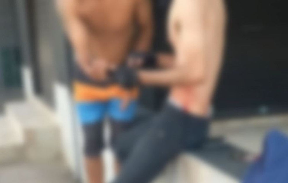 Motoboy foi baleado durante briga de trânsito em Campinas por um policial à paisana — Foto: Reprodução/EPTV