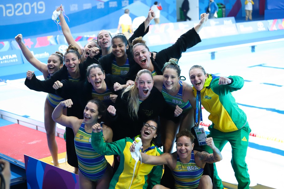 Brasil vence Cuba e conquista bronze no polo aquático feminino dos Jogos Pan-Americanos
