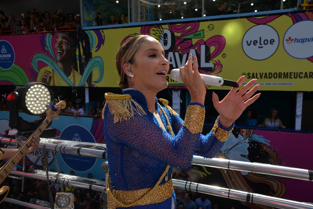 Claudia Leitte no carnaval de Salvador — Foto: Sérgio Pedreira/Ag. Haack