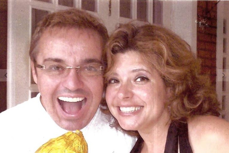 Gugu Liberato e Rose Miriam aparecem juntos em diversas fotos do arquivo pessoal da viúva (Foto: Reprodução/Arquivo Pessoal)