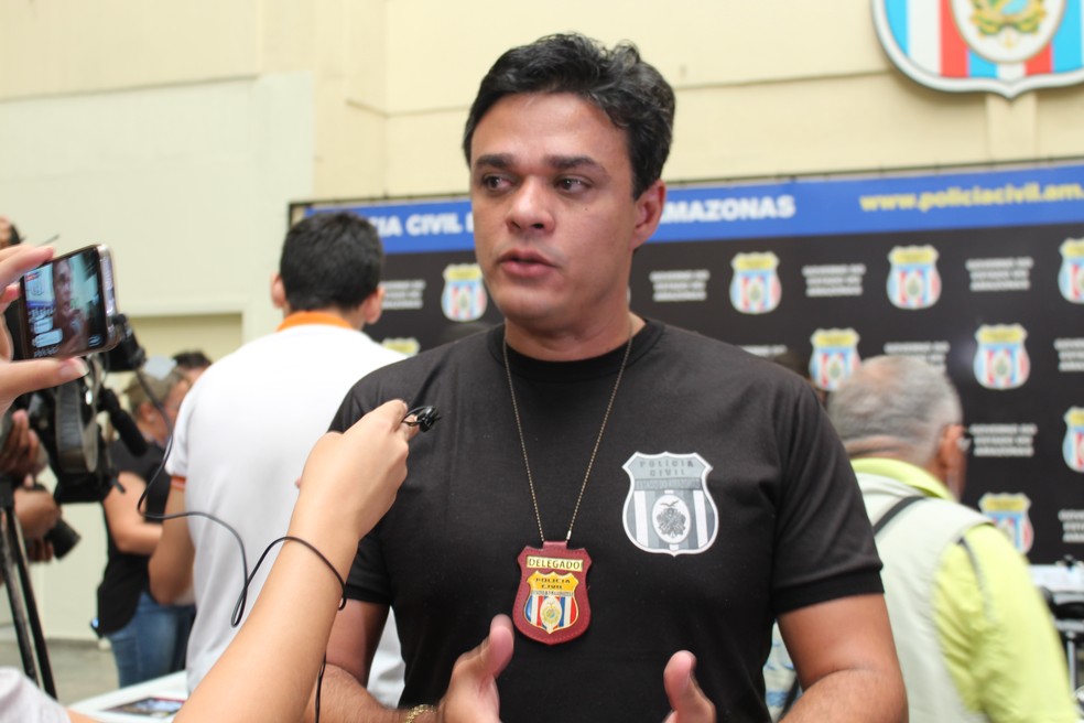 delegado Aldeney Goes titular do 2º DIP, e está respondendo interinamente pelo 24º DIP. — Foto: g1 AM 