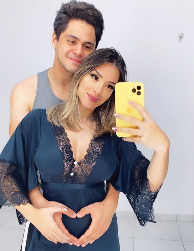 Lucas Veloso e Géssica Muniz (Foto: Reprodução/Instagram)