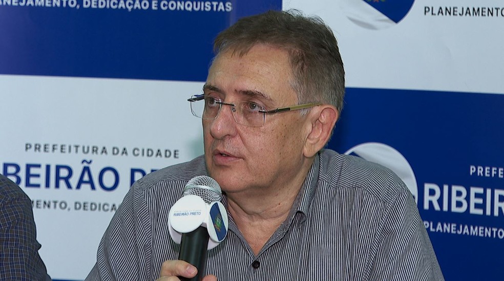 Secretário de Saúde de Ribeirão Preto, Sandro Scarpelini — Foto: Reprodução/ EPTV
