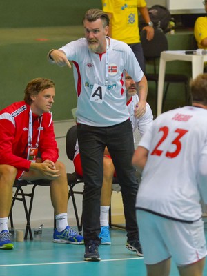 Johan Zanotti técnico Noruega Mundial de Handebol Júnior (Foto: Alexandre Motta)