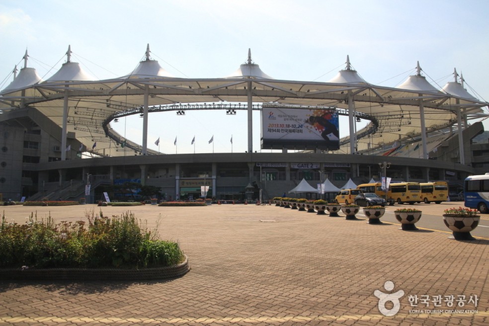 Estádio que receberá a final do Mundial de LoL — Foto: Divulgação/Visit Korea