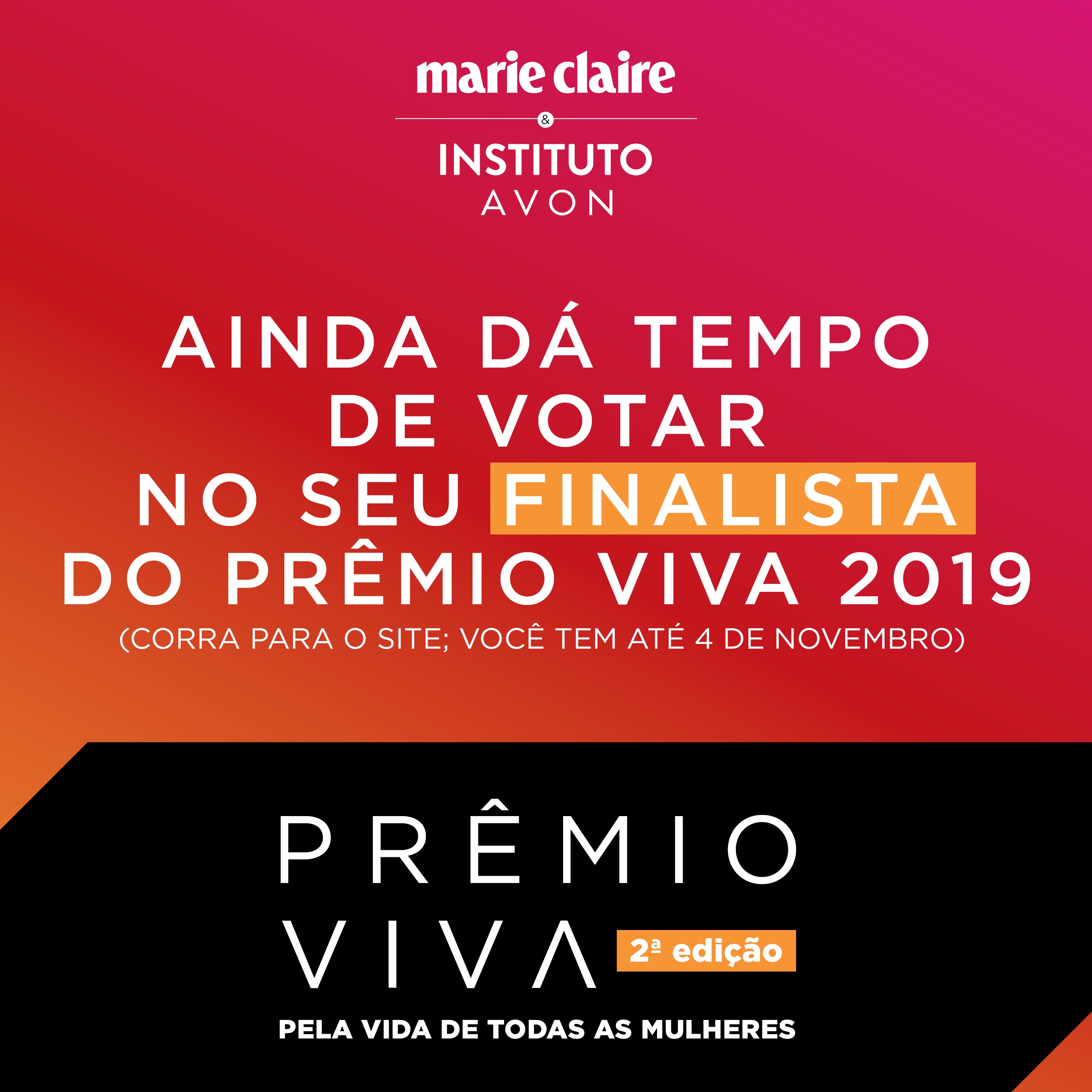 Prêmio Viva 2019: vote em quem contribuiu para o enfrentamento à violência  contra a mulher - Revista Marie Claire